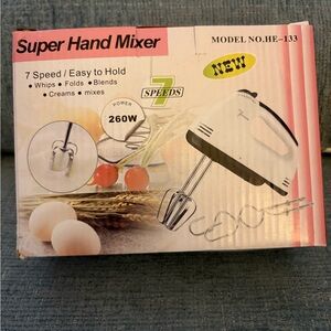 Super Hand Mixer 7 Speeds NWT